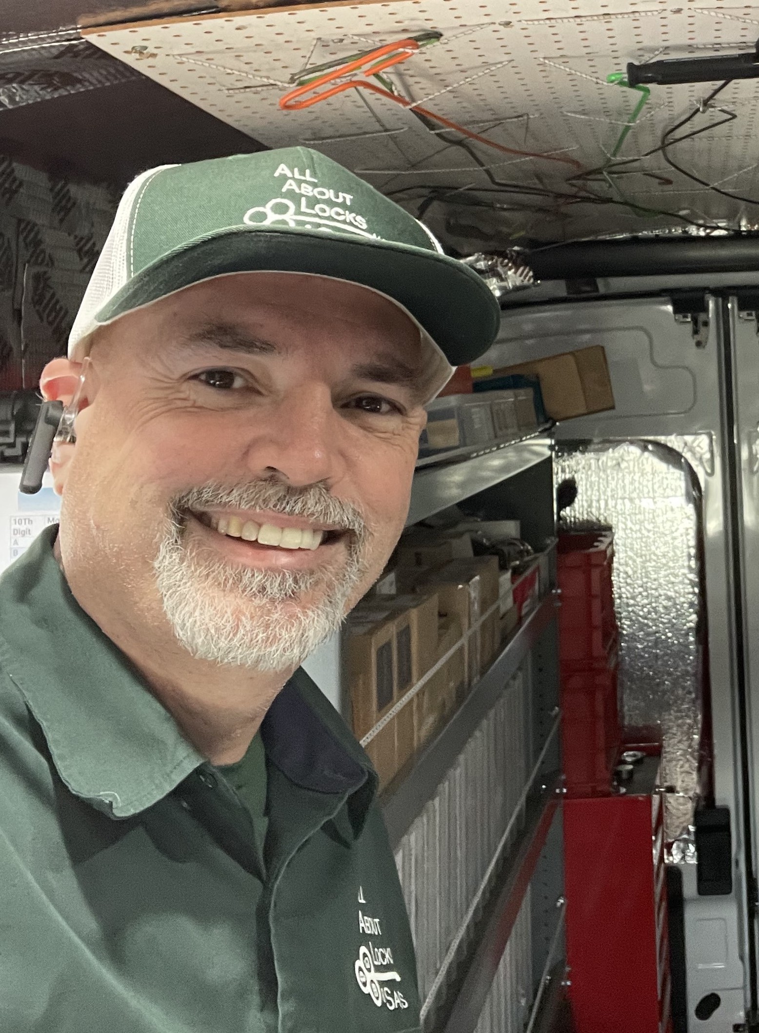 Local owner Michael at work